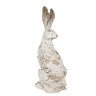 Hasenfigur 47 cm Beige Polyresin-Osterdekoration von Clayre & Eef.