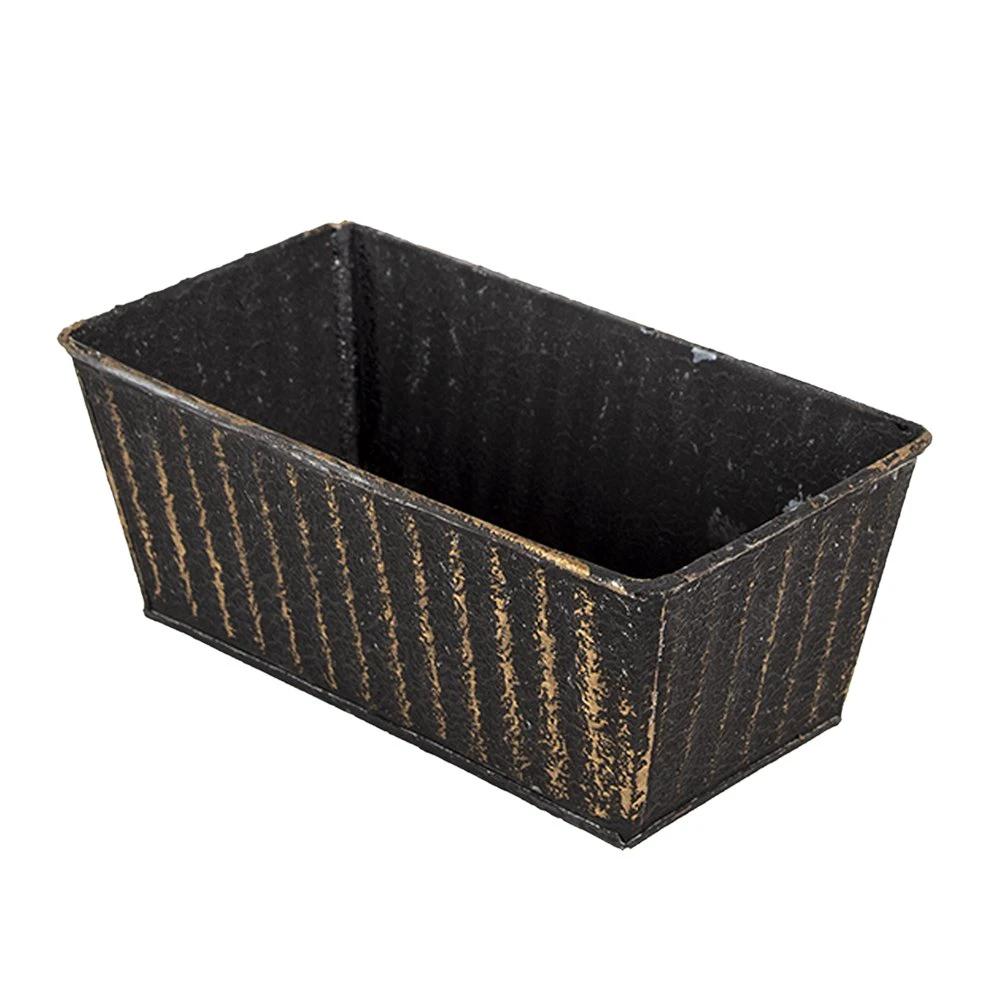 Plant holder (3) 26x17x12 / 23x14x10 / 21x11x9 cm by Clayre & Eef.