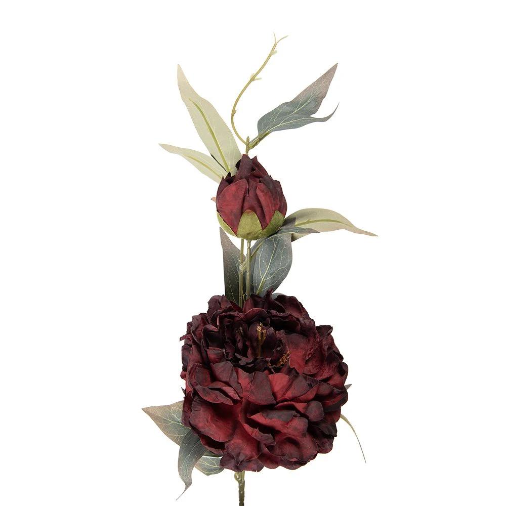 Artificial flower 78 cm Red Plastic by Clayre & Eef.