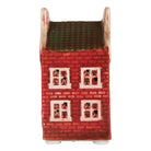 Decoration House with LED House 4x4x8 cm Red Ceramic by Clayre & Eef.