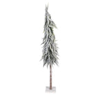 Mini Artificial Christmas Tree Ø 15x80 cm Green Plastic by Clayre & Eef.