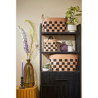 Storage basket set Black by Mica Decorations