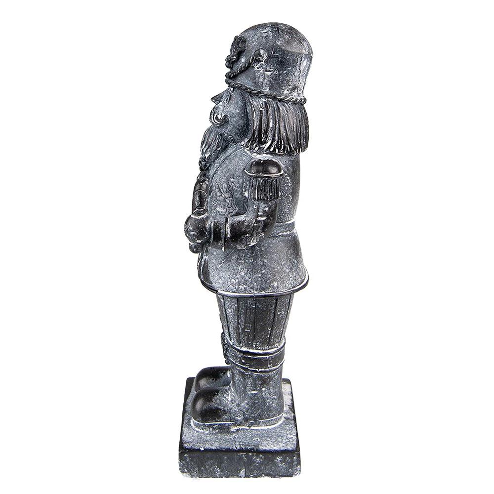 Dekorations-Nussknacker mit Kranz 9x6x21 cm von Clayre & Eef.