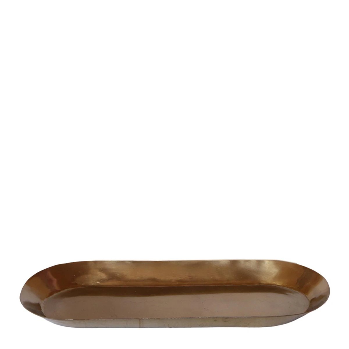 Kolibri Home | Plate oval - Ovale dienblad Ø30cm - Gold by Kolibri Company