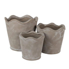 Decoration flower pot Ø 19x18 cm by Clayre & Eef.