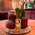 Hummingbird Home | Ornament - Decoration statue Sitting Monkey - Gold by Kolibri Company