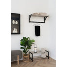 Lucena Lantern - Black, Metal/Glass, 16x16x36 cm by EMIRELLE