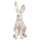 Hasenfigur 22 cm Beige Polyresin-Osterdekoration von Clayre & Eef.