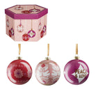 Christmas ball set Red by House of Seasons