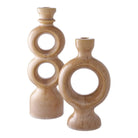 Candle Holder - Brown, Ceramic, 10.7x9.5x30.5 cm by EMIRELLE