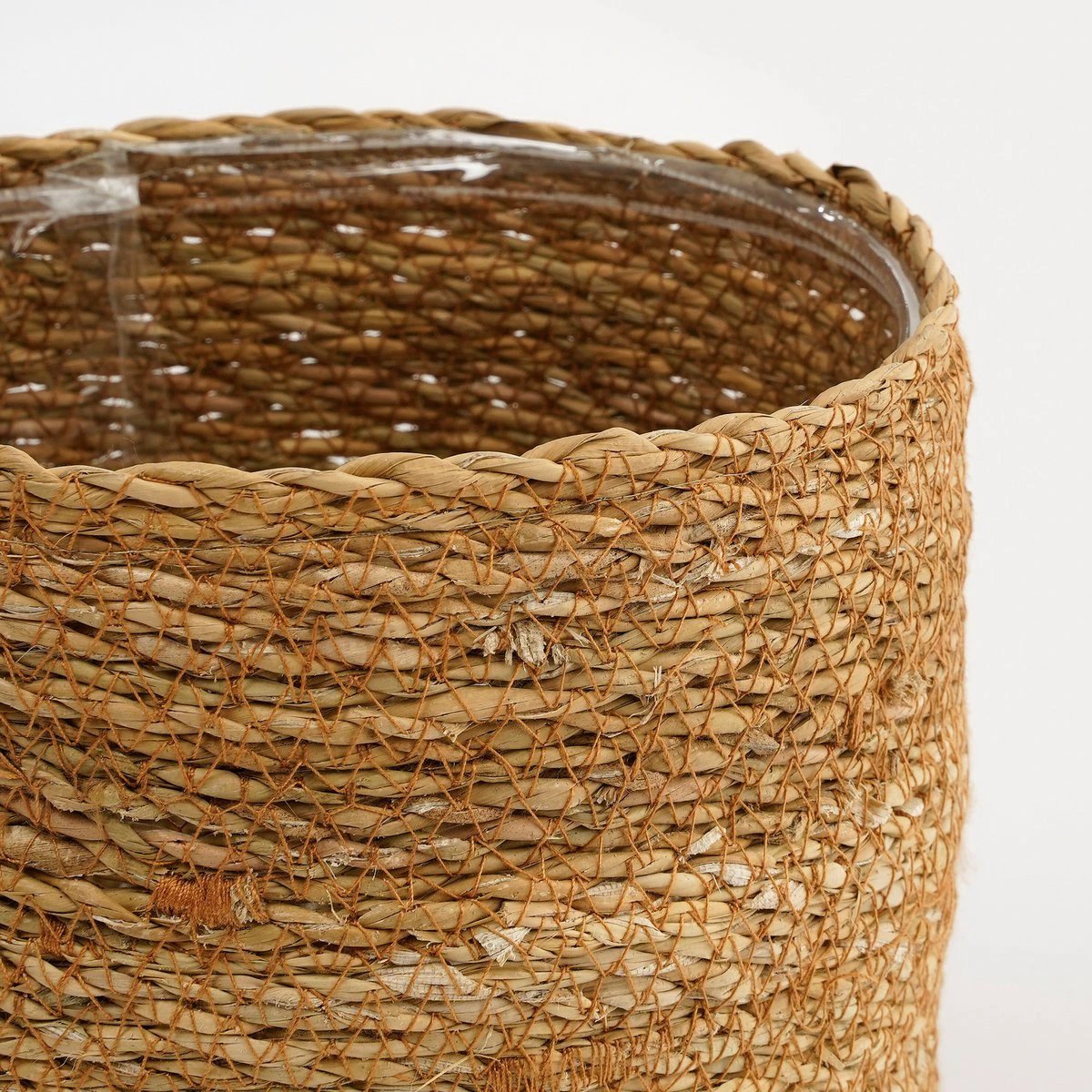 Plant basket set Atlantic Light brown by Mica Decorations