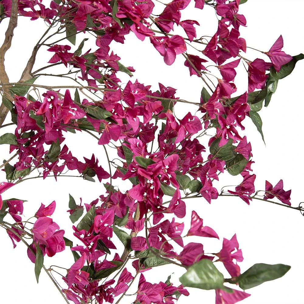 Kunstbaum Bougainvillea 125x125x210 cm Rosa Kunststoff von Clayre & Eef.