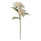Artificial flower 62 cm White Plastic Artificial Plant by Clayre & Eef.
