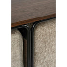 Coffee table with poufs Light gray by Mica Decorations