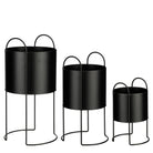 Flowerpot inside Petry Black by Mica Decorations