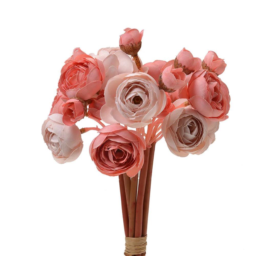 Artificial flower 27 cm Red Black Plastic by Clayre & Eef.