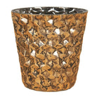 Tealight holder Ø 9x10 cm by Clayre & Eef.