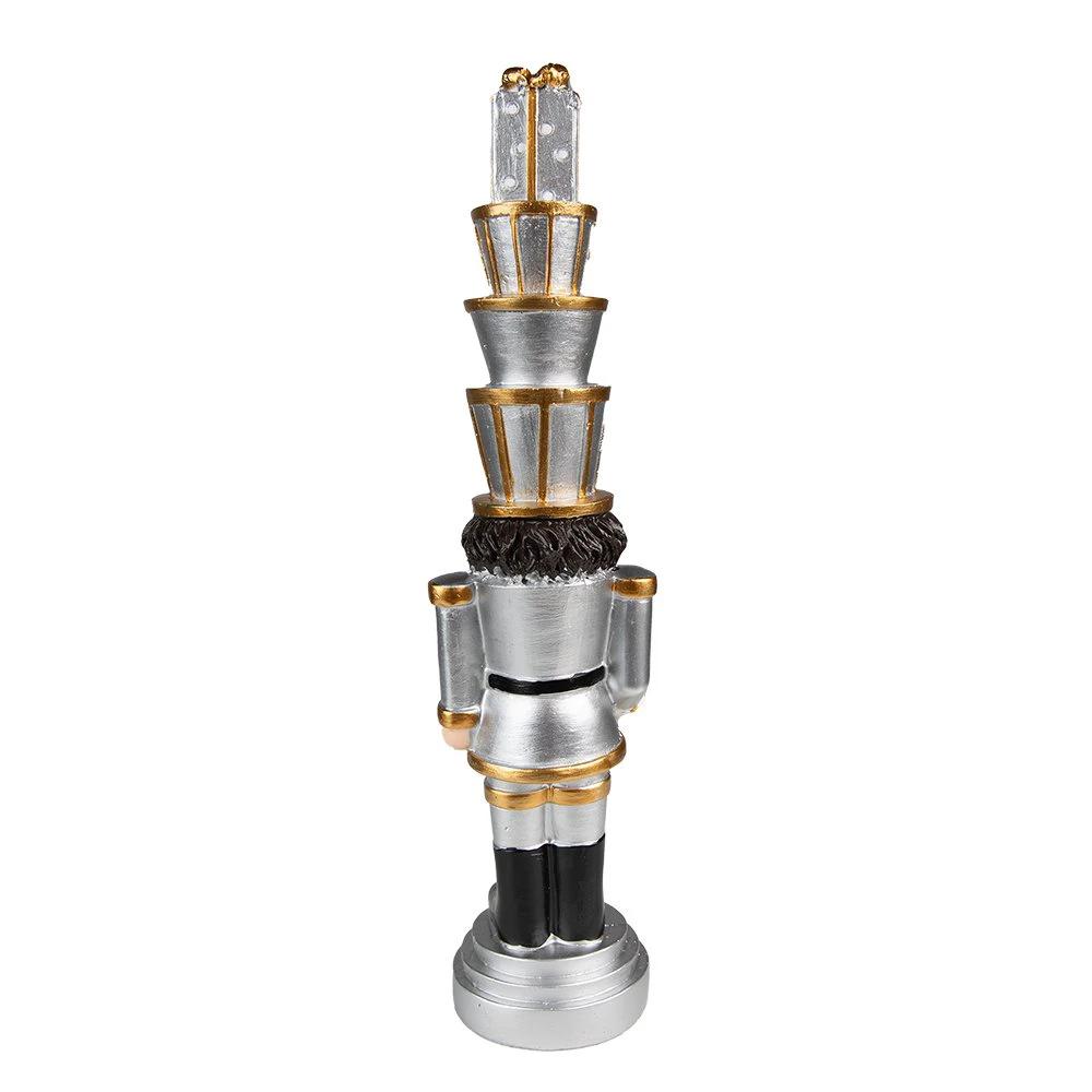 Decoration nutcracker 8x7x33 cm by Clayre & Eef.