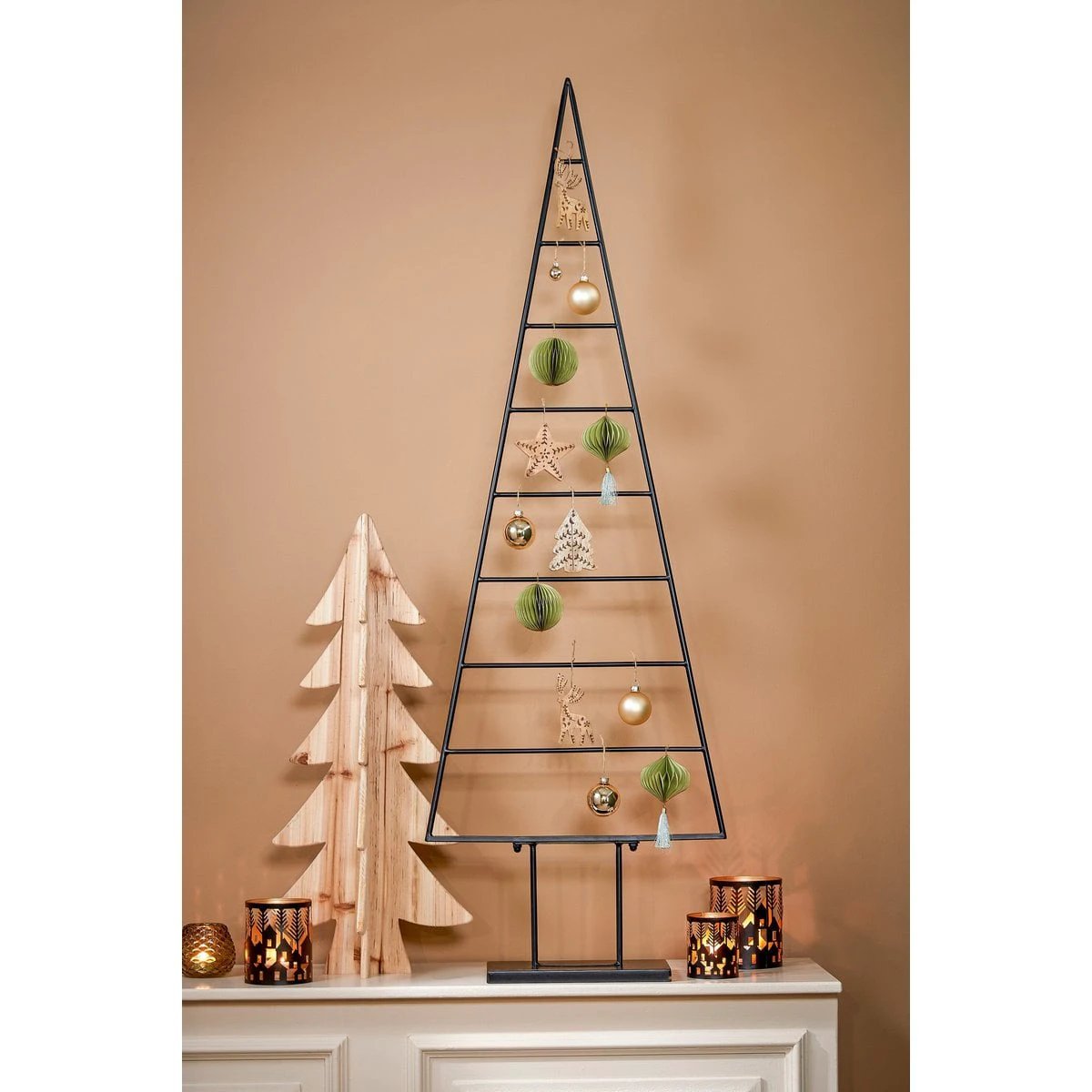 Decorative Christmas tree Brown by House of Seasons