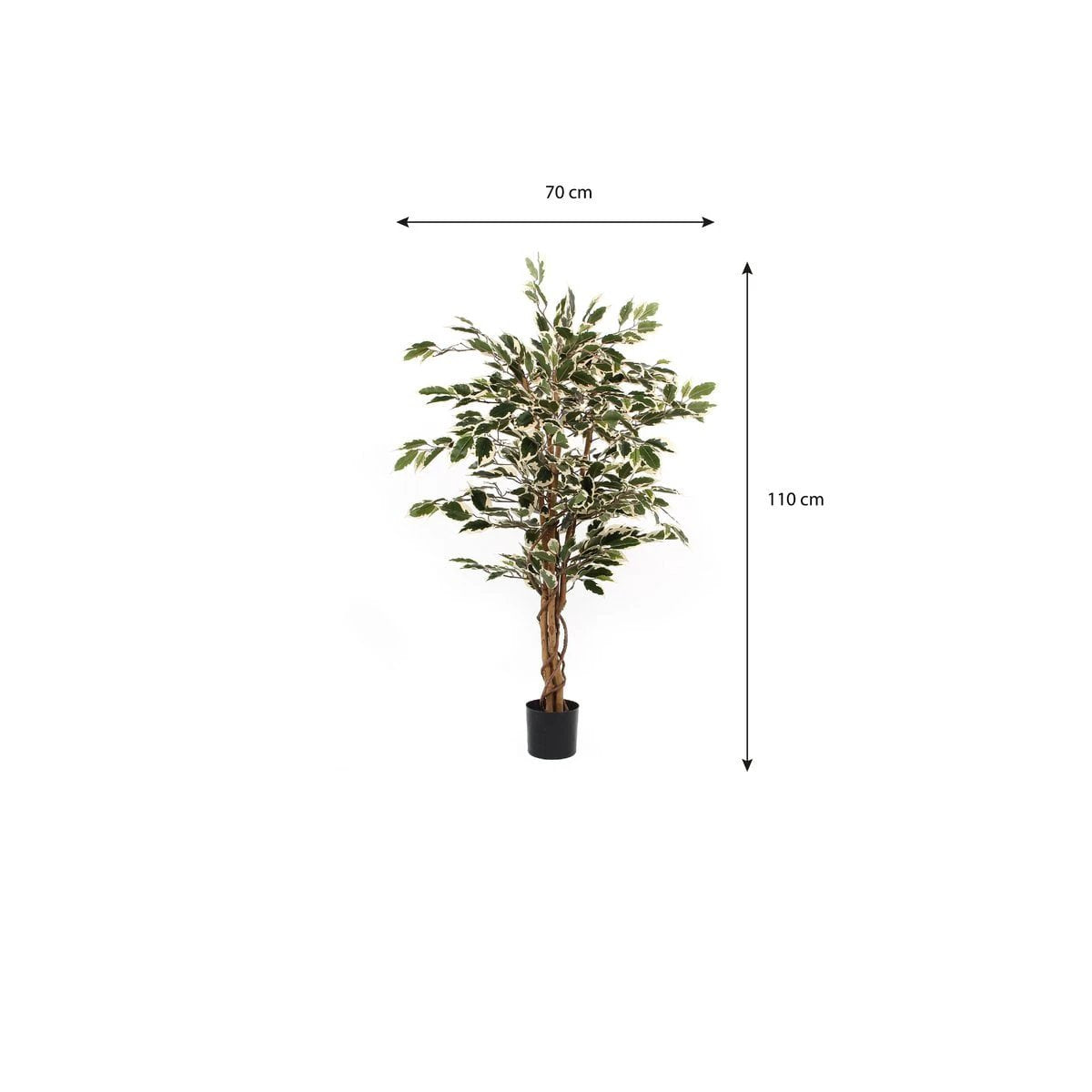 Artificial plant Ficus Green by Mica Decorations