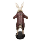 Decoration image rabbit 50x63x107 cm beige red plastic by Clayre & Eef.