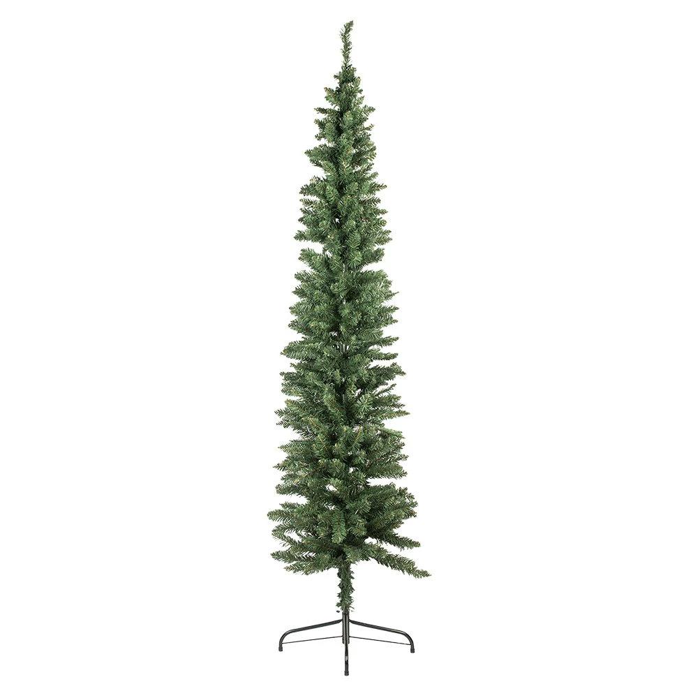 Christmas tree green, plastic and metal 50x50x210 cm by Clayre & Eef.