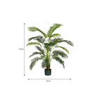 Artificial plant Areca palm Green by Mica Decorations