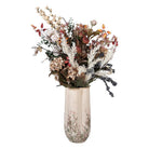Vase Ø 16x36 cm Beige Ceramic by Clayre & Eef.