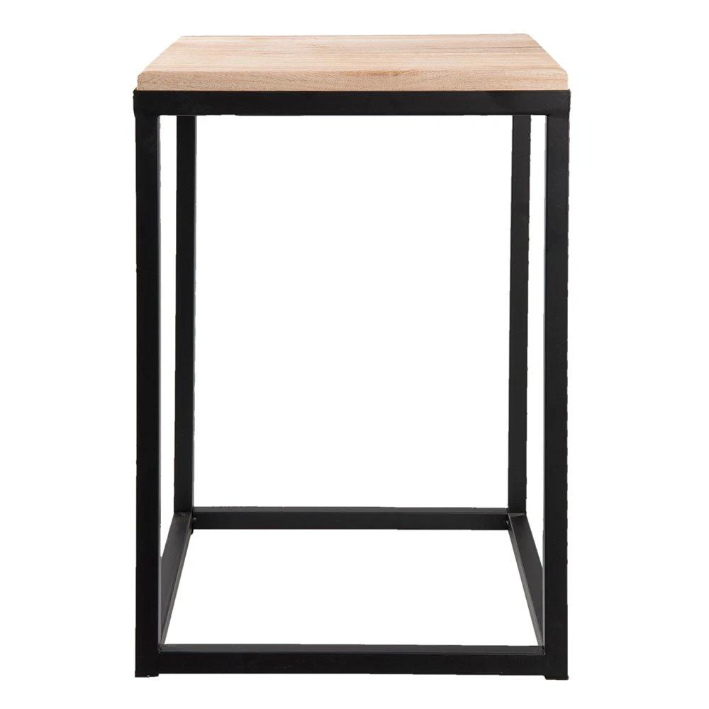 Side table (2) 36x36x52 cm / 31x31x42 cm by Clayre & Eef.