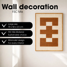 Wall decoration Brown by Mica Decorations