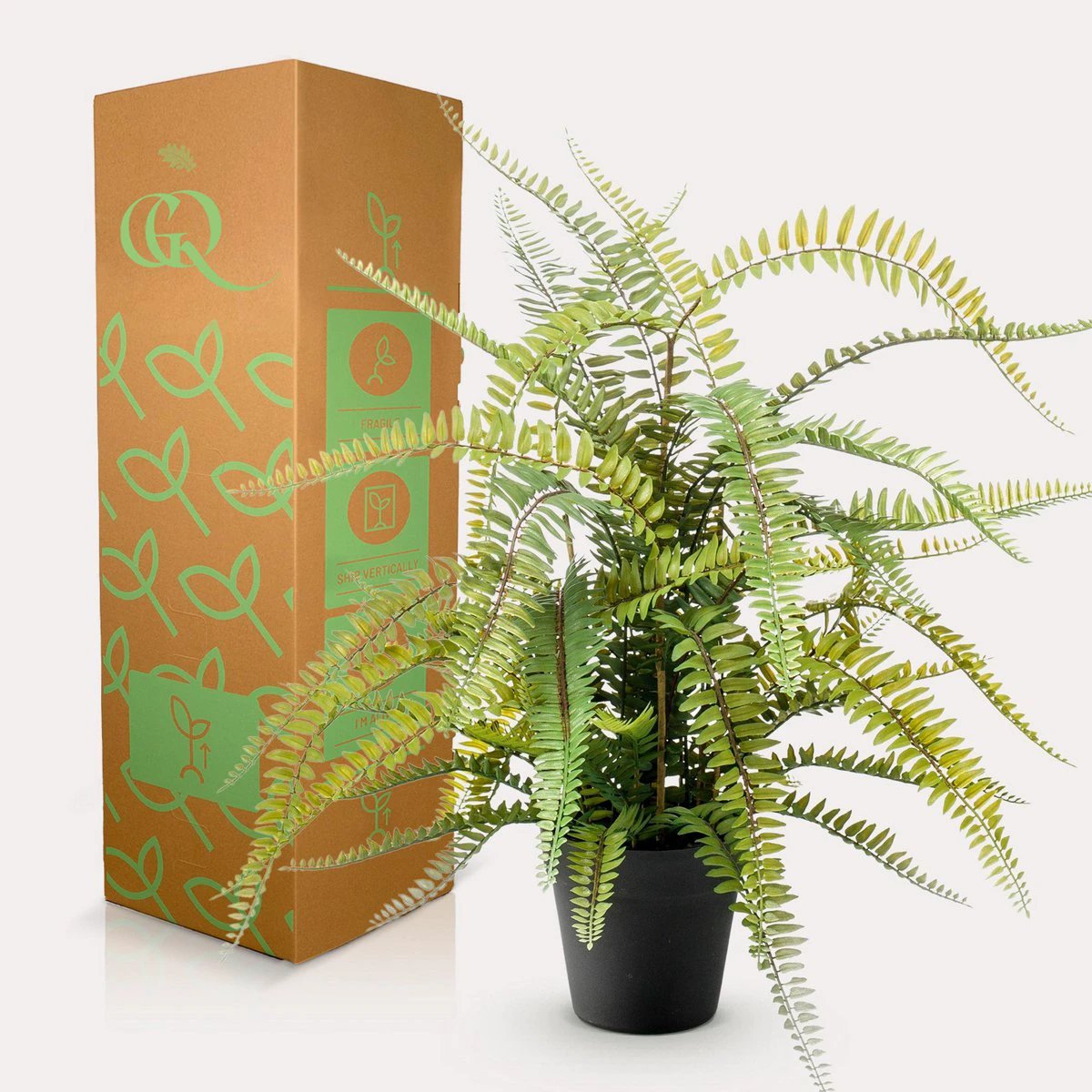 Kunstpflanze – Nephrolepis Exaltata – Bostonfarn – 70 cm von Green boutiQ