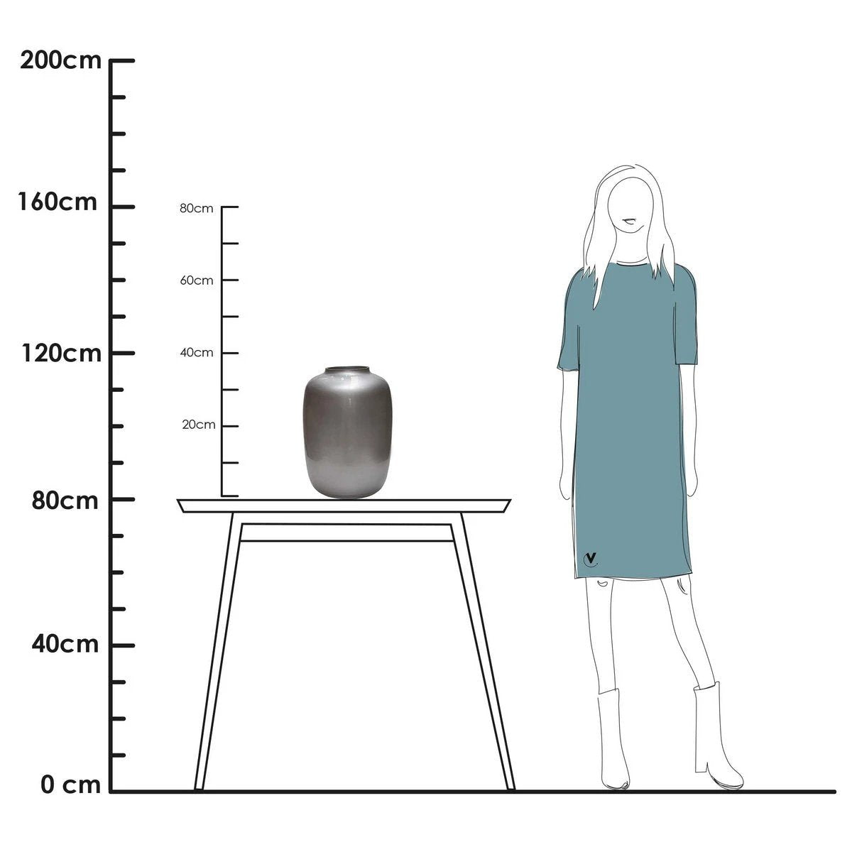 Vaas - Artic silver by Vase The World