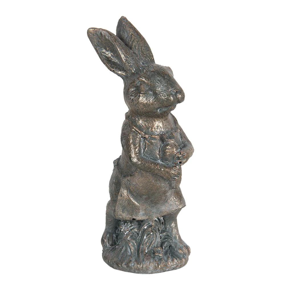 Decoration rabbit 4x4x11 cm by Clayre & Eef.