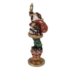 Christmas Decoration Statue Santa Claus 15x13x39 cm Red Plastic by Clayre & Eef.