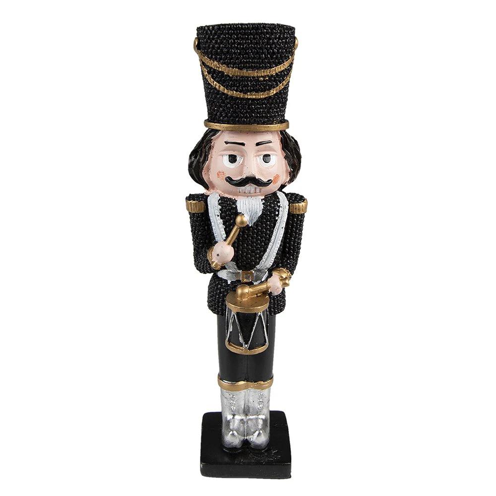 Decoration nutcracker 5x4x20 cm by Clayre & Eef.