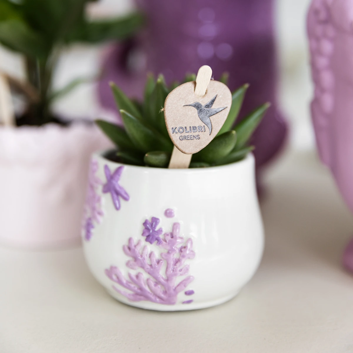 Kolibri Home | Coral - Lilac - Ø6cm by Kolibri Company