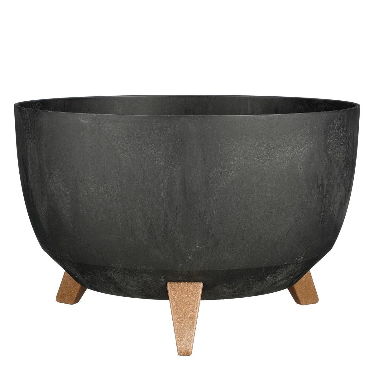 Outdoor planter Doppio Black by Mica Decorations