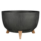 Outdoor planter Doppio Black by Mica Decorations