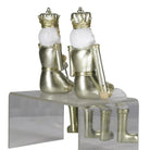Dekorativer Nussknacker (Set mit 2) 6x6x12/21 cm von Clayre & Eef.
