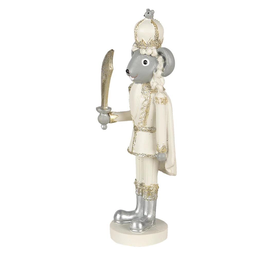 Decorative mouse (set of 2) 6x5x17 cm by Clayre & Eef.