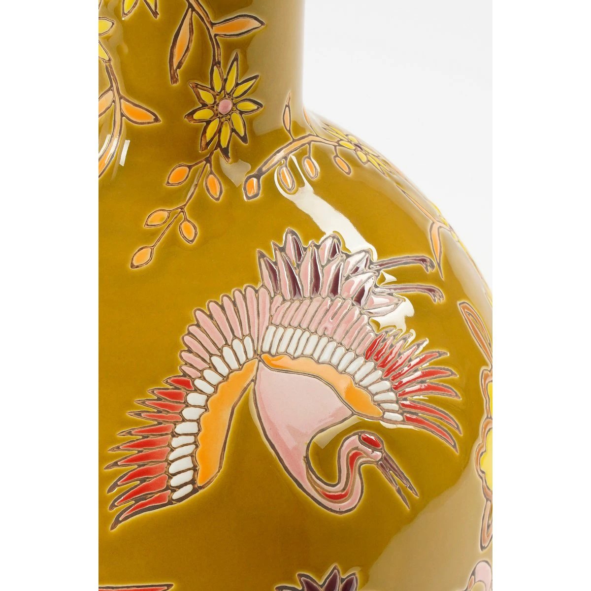 Vase Eloise Ocher by Mica Decorations