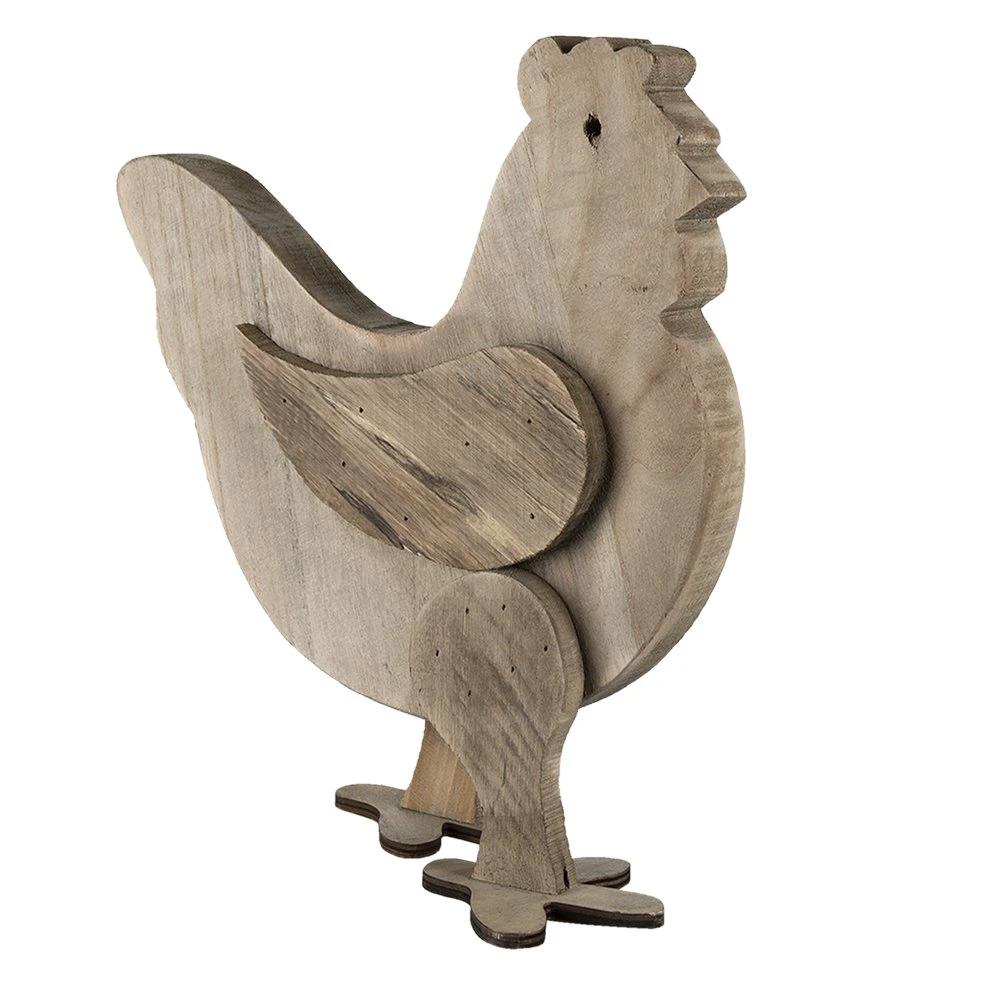 Deko-Huhn 31x16x35 cm von Clayre & Eef.