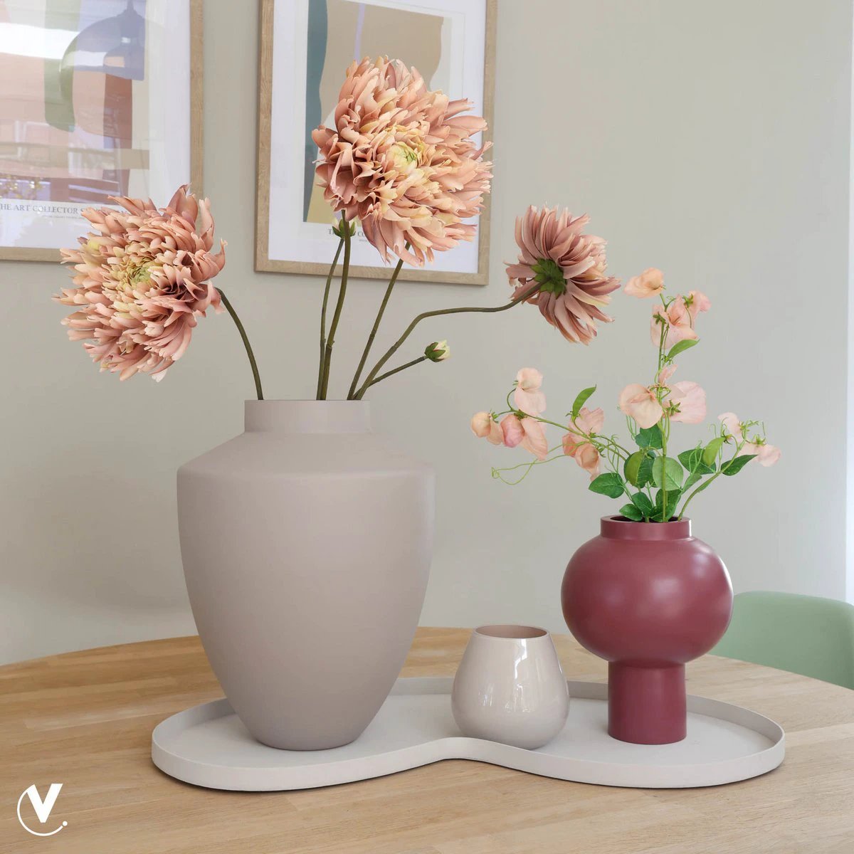 Tray - Villeta Ivory by Vase The World