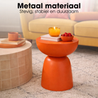 Elliott Orange side table by Mica Decorations