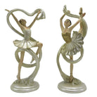 Dekoration Ballerina (Set mit 2) 9x6x18 cm von Clayre & Eef.