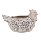 Hühner-Blumentopf 26x16x15 cm von Clayre & Eef.
