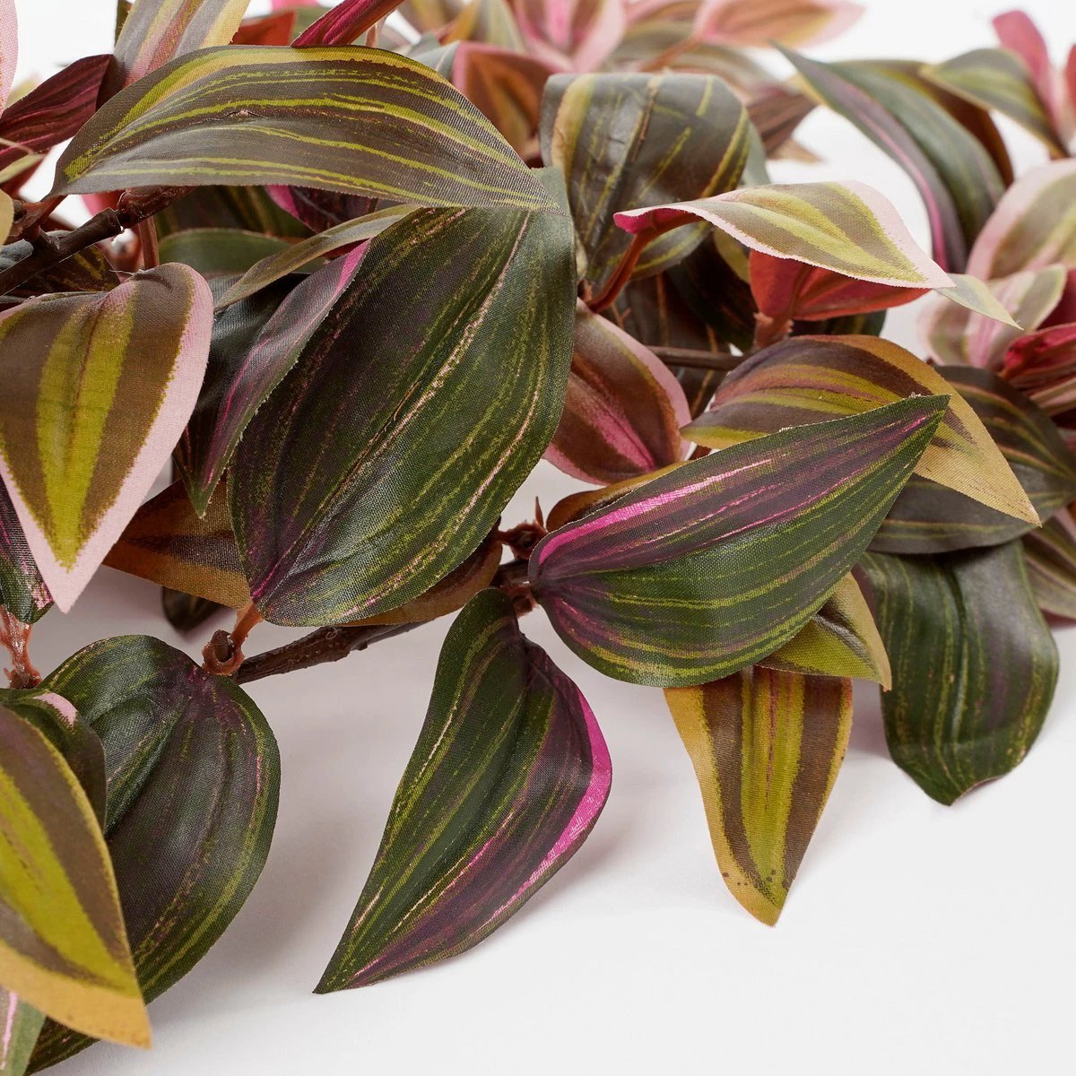 Artificial hanging plant Tradescantia Dark Red by Mica Decorations