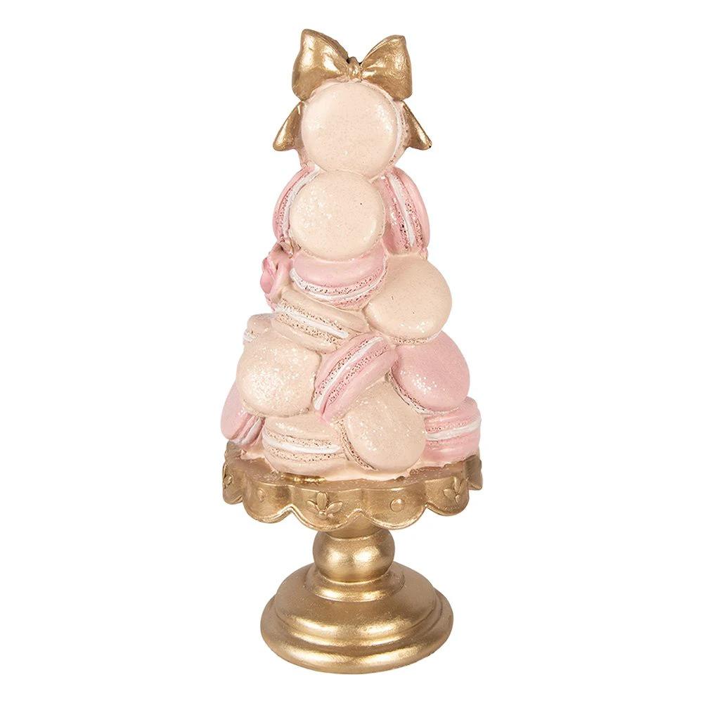 Dekorationsbild Kuchen Ø 13x29 cm rosa Kunststoff von Clayre & Eef.