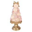 Dekorationsbild Kuchen Ø 13x29 cm rosa Kunststoff von Clayre & Eef.