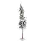 Mini Artificial Christmas Tree Ø 15x80 cm Green Plastic by Clayre & Eef.